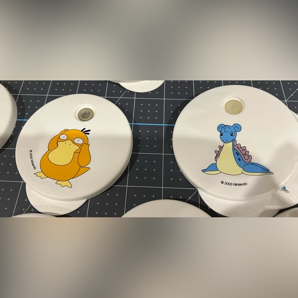 Pokemon Tupperware Impressions dripless lids only- qty 20 - Picture 5 of 9